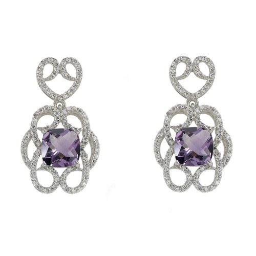 VER-0407 / 1254  SILVER 925  Gross Wt. 9.8200 Gms  EARRING