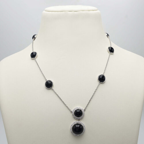 VNK-0326 / 1443  SILVER 925  Gross Wt. 17.4800 Gms  NECKLACE