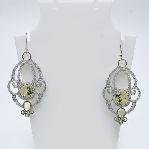 VER-0335 / 1518  SILVER 925  Gross Wt. 15.8600 Gms  EARRING