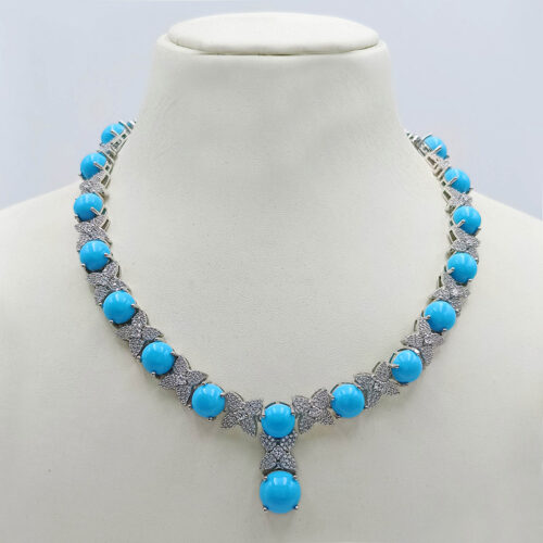 VNK-0437 / 2139  SILVER 925  Gross Wt. 47.1900 Gms  NECKLACE