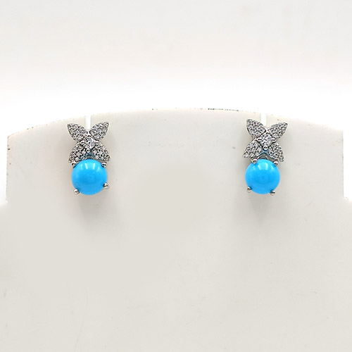 VER-0437 / 2140  SILVER 925  Gross Wt. 3.7600 Gms  EARRING