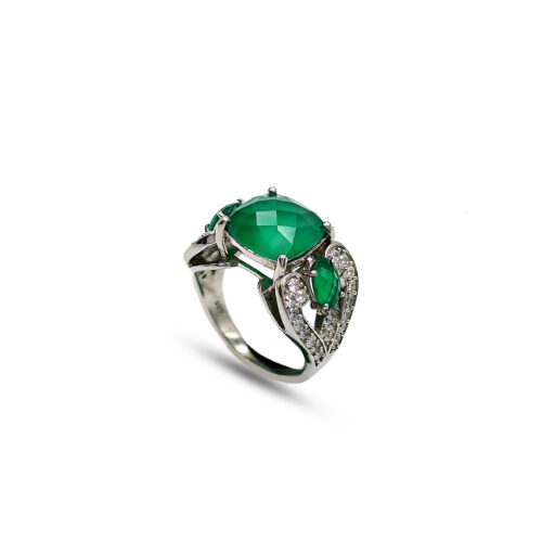 VRG-0808 / 2445  SILVER 925  Gross Wt. 5.9600 Gms  RING
