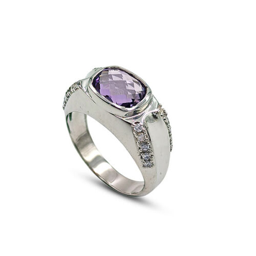VRG-0951 / 2515  SILVER 925  Gross Wt. 8.5100 Gms  RING