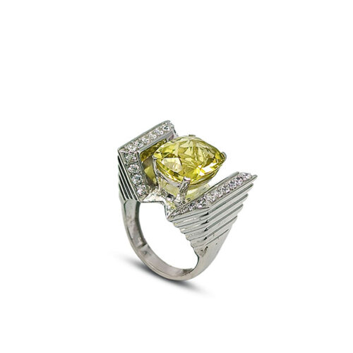 VRG-0747 / 2548  SILVER 925  Gross Wt. 10.9700 Gms  RING