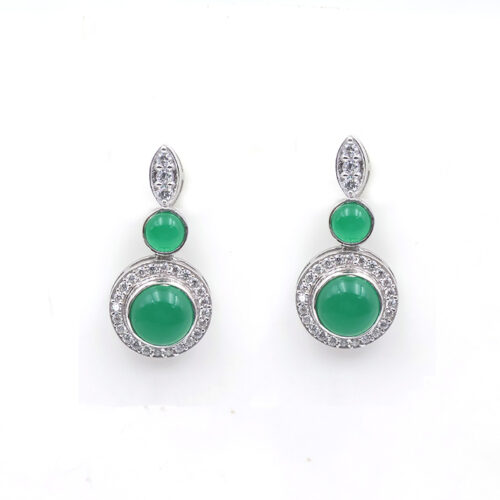 VER-1017 / 3644  SILVER 925  Gross Wt. 5.8700 Gms  EARRING